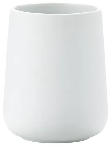 Tazza bianca per spazzolini da denti Nova - Zone