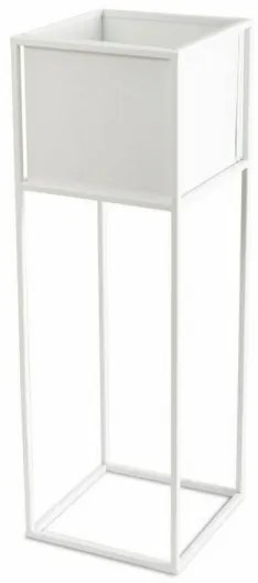 Portafiori 70x24 cm bianco