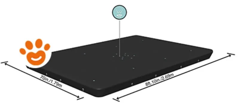 Copertura per Piscina Flowclear 269x179 cm - Bestway