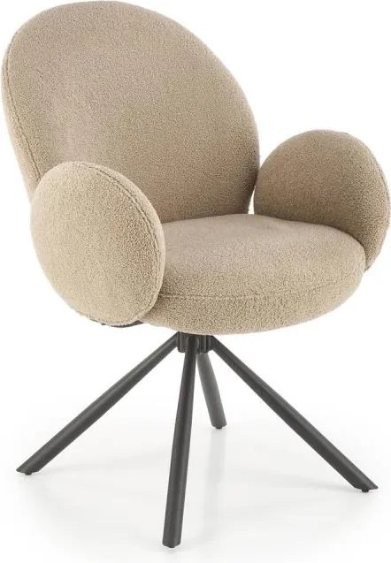 Sedia da pranzo KIVA, 1 pezzo, marrone