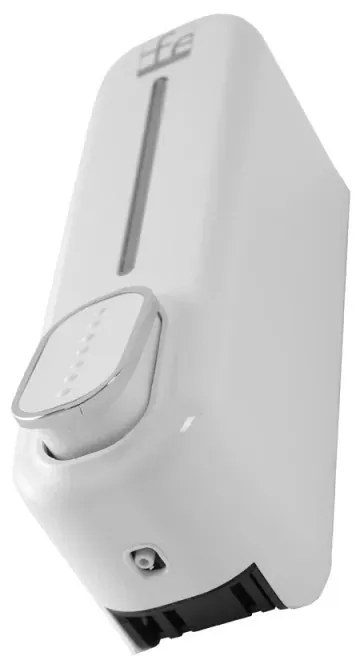 Dispenser sapone liquido a muro bianco da 350 ml con fissaggi inclusi