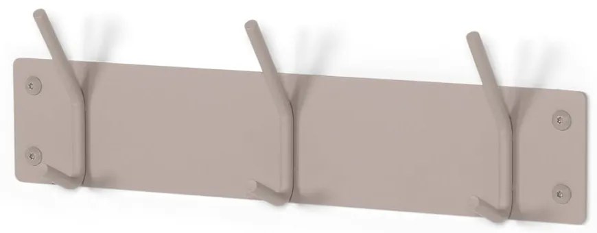 Attaccapanni da parete grigio tortora in metallo 40 cm Fusion – Spinder Design