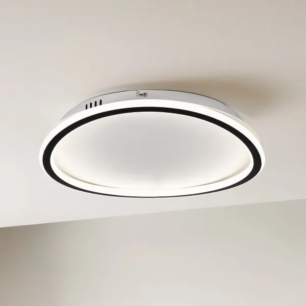 Plafoniera LED CALI, 30 W, 230 V, Ø 40 cm, nera