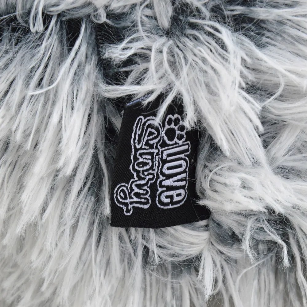 Cuccia bianca per cane 100x70 cm Fluffy Heather – Love Story