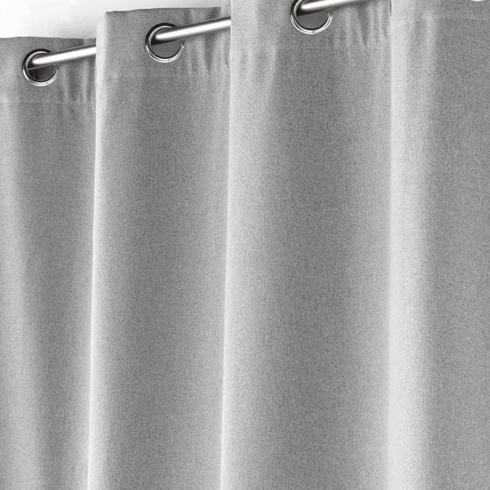 Tenda fonoassorbente grigio chiaro 140x260 cm Jupiter - douceur d'intérieur
