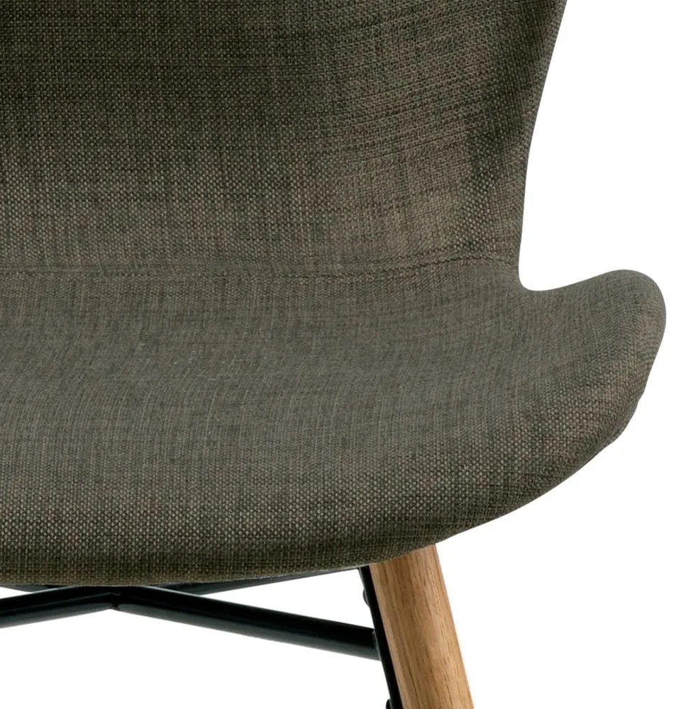 Sedie da pranzo in set verdi in imbottito 2 pz Batilda – Actona