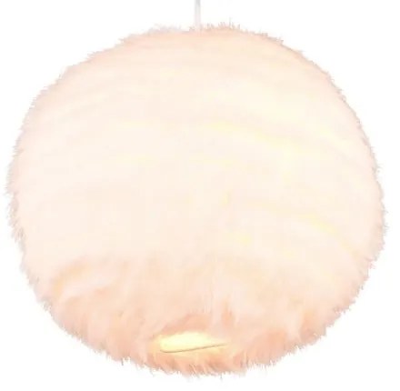 Lampada a sospensione crema ø 35 cm Furry - Trio