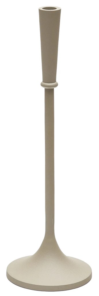 Kave Home - Portacandele Rupit in alluminio beige
