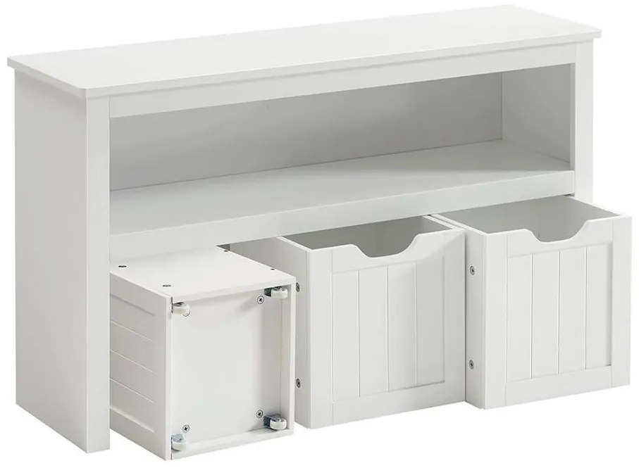 Mobile a ripiani SORELL bianco