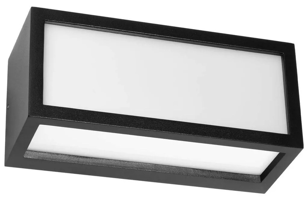 Applique Flute Design - E27 Nero per Esterni IP65