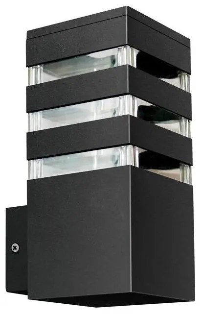 Lampada da parete esterna TEKSAS 1xE27/12W/230V IP44 antracite