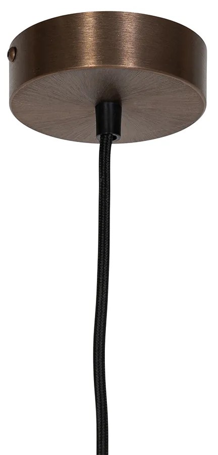 Lampada a sospensione smart bronzo scuro con Wifi GU10 50mm - Tubo
