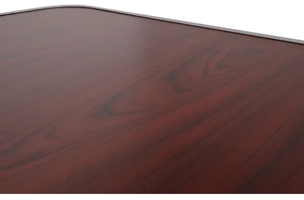 Tavolo da campeggio pieghevole marrone/cromo