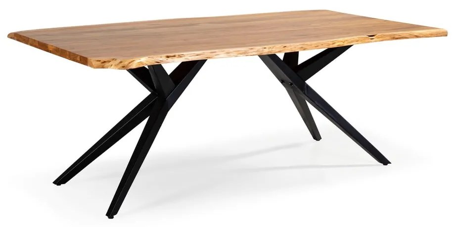 Tavolo da pranzo con piano in acacia 100x200 cm Mudri – MOME