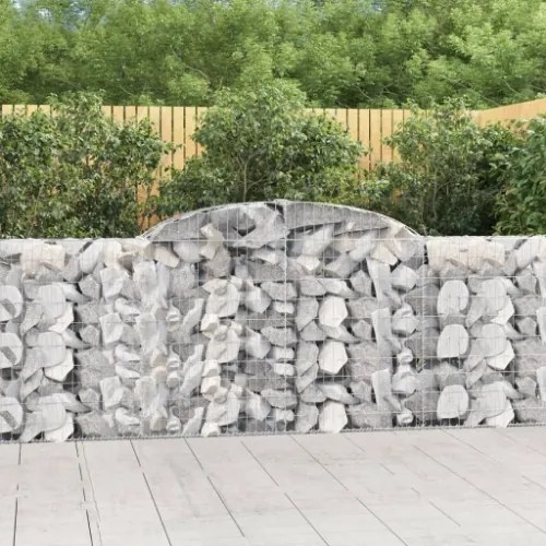 Cesti Gabbioni ad Arco 30 pz 300x30x100/120 cm Ferro Zincato