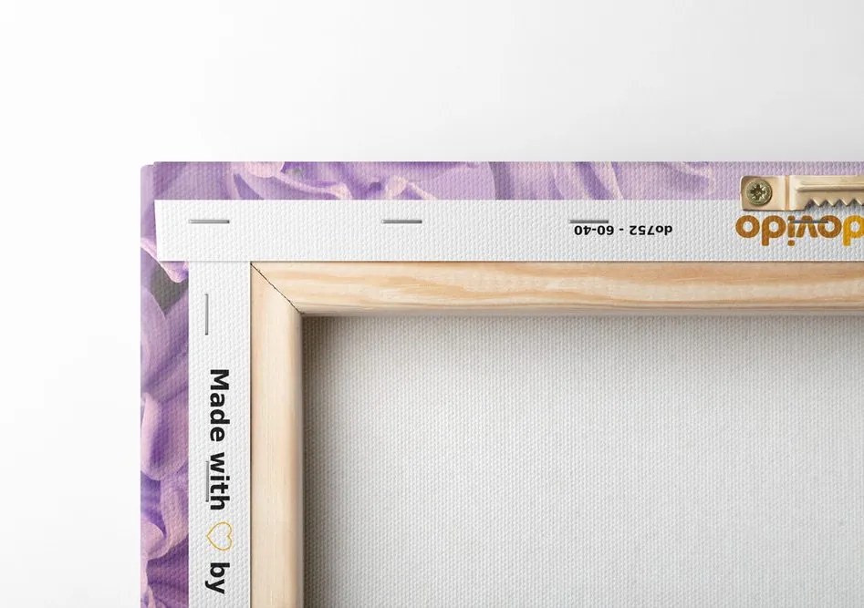 Quadro su tela – Fiore di lillà viola