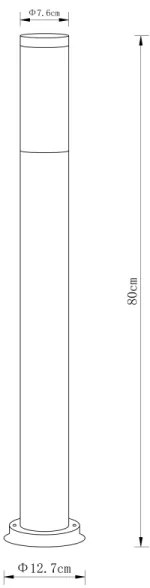 Globo 31588A - Lampada da esterno BOSTON 1xE27/60W/230V