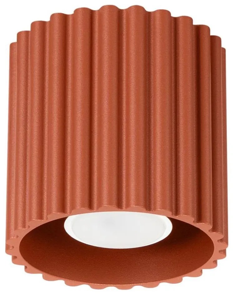 Sollux SL.1799 - Faretto AURA 1xGU10/10W/230V 10 cm arancione