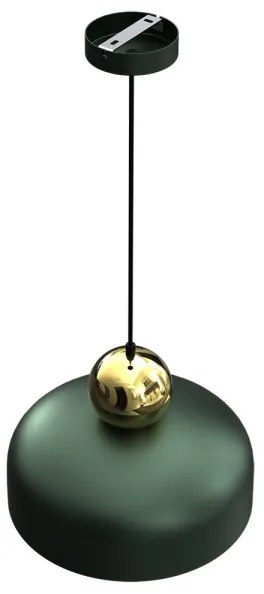 Lampadario su corda HARALD 1xE27/60W/230V verde