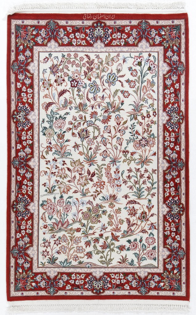 Isfahan Tappeto persiano 130 x 80 (Iran) Annodato A Mano