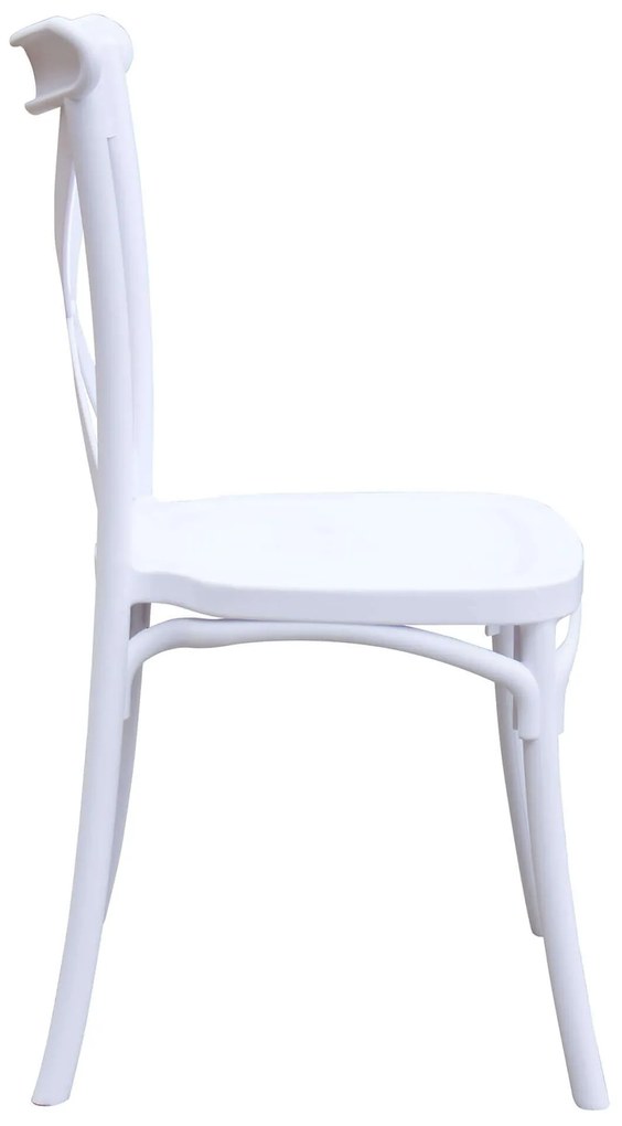 POLY - sedia da esterno vintage in resina