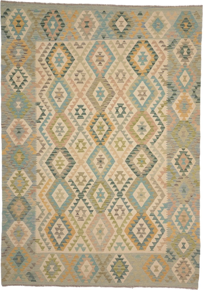 Kilim Tappeto 290x210 (Pakistan) Annodato A Mano