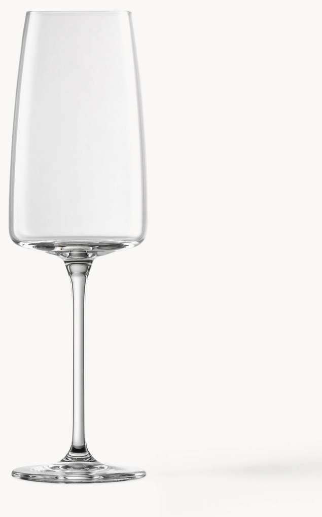 Flute da champagne in cristallo Vivid Senses Leicht & Frisch 4 pz