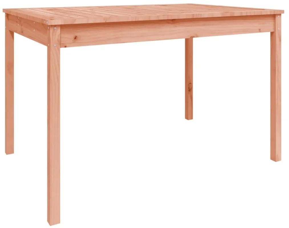 Tavolo da giardino 121x82,5x76 cm in legno massello di douglas