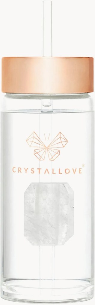 Borraccia in quarzo trasparente Crystallove