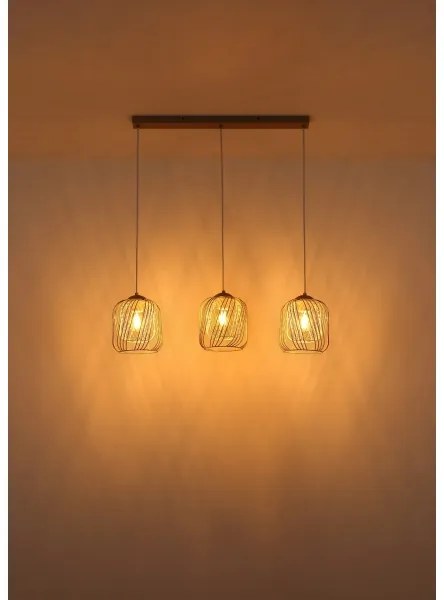 Globo 15965-3H - Lampada a sospensione su cavo DICHTI 3xE27/40W/230V