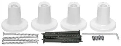 Portasciugamani elettrico SILOUETTE 187W/230V 101,1 cm IP44 bianco destra arrotondato