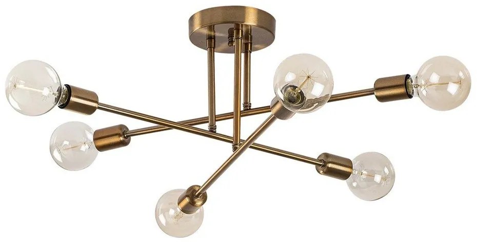 Plafoniera dorata 64x64 cm Flower – Opviq lights