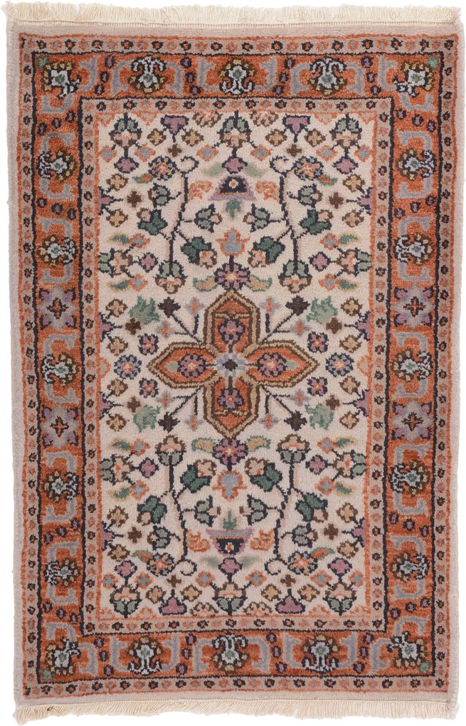 Persian Tappeto orientale 60x90 (Indian) Annodato A Mano
