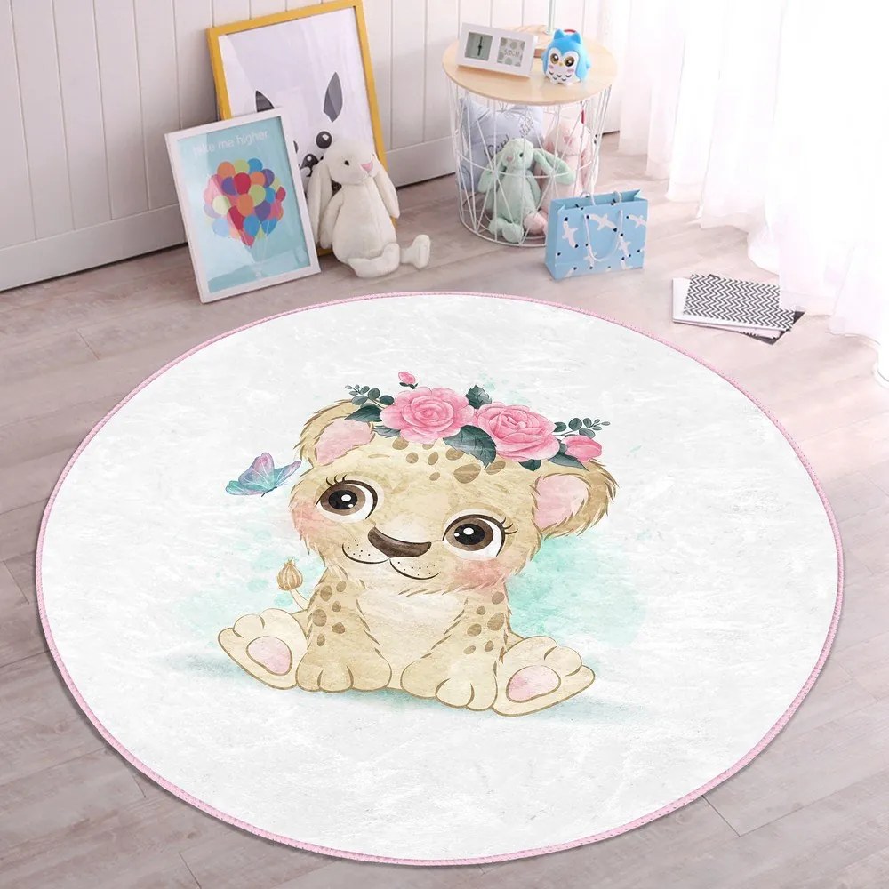 Tappeto bianco per bambini ø 100 cm Comfort - Mila Home