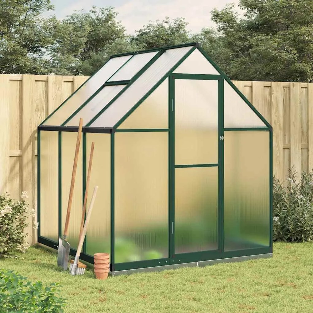 Telaio Serra Con Base Verde 169x169x202 Cm İn Alluminio /