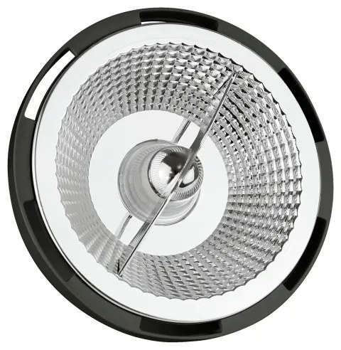 Lampadina LED AR111 GU10/12W/230V 3000K 15° nera