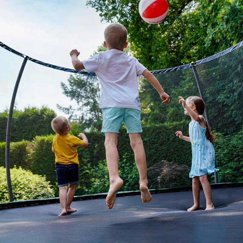 Trampolino da giardino di qualità 244 cm