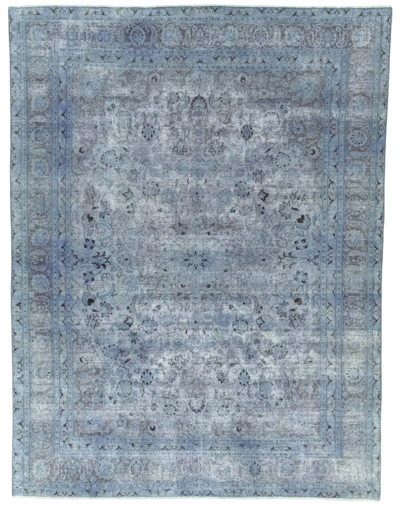 Mashad Tappeto persiano 280 x 370 Blu (Iran) Annodato A Mano