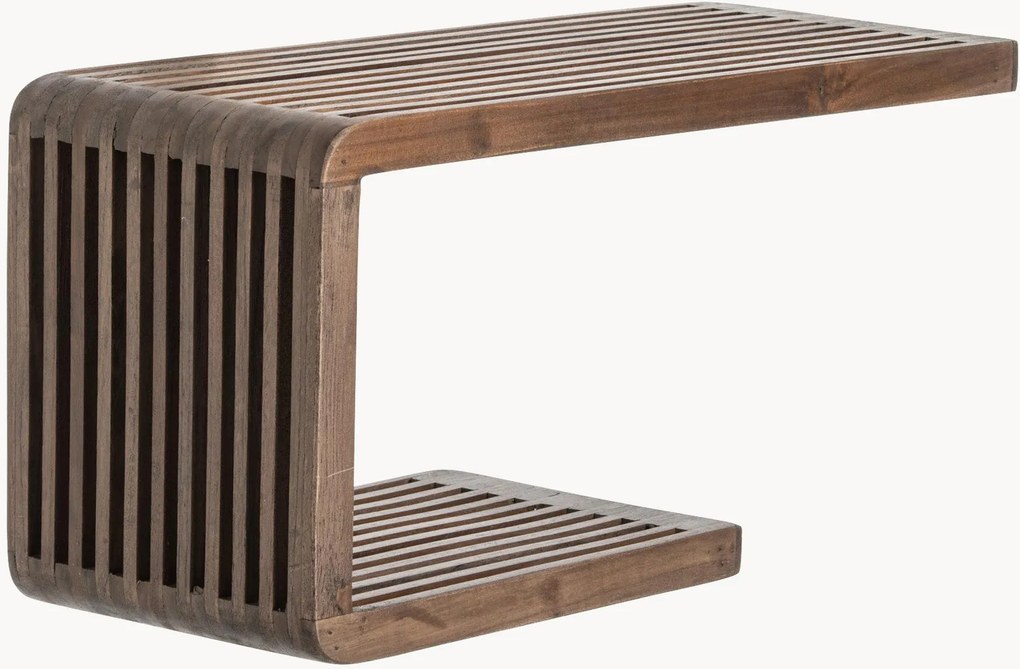 Mensola da parete in legno di teak Andy