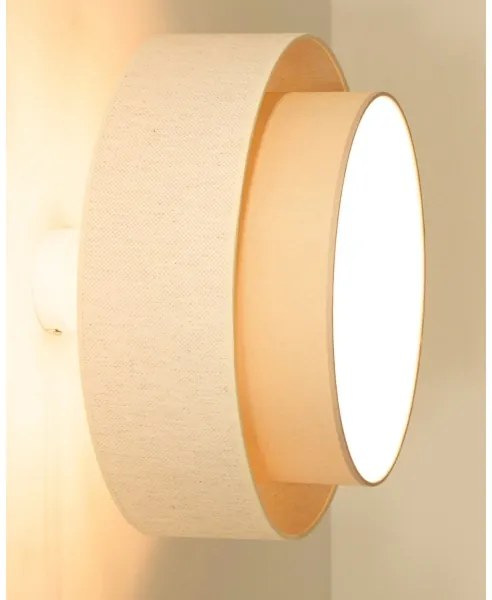 Plafoniera NATIA 1xE27/60W/230V diam. 45 cm crema