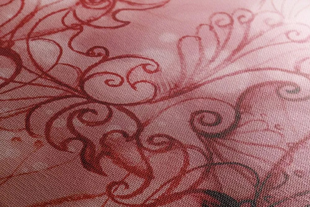 Quadro su tela – Mandala floreale