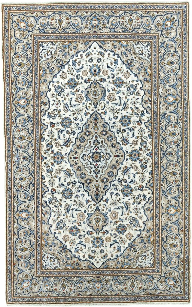 Kashan Tappeto persiano 310x190 Beige (Iran) Annodato A Mano