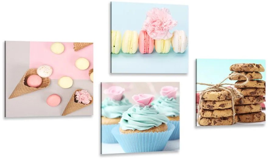 Set di quadri – Dolce tentazione