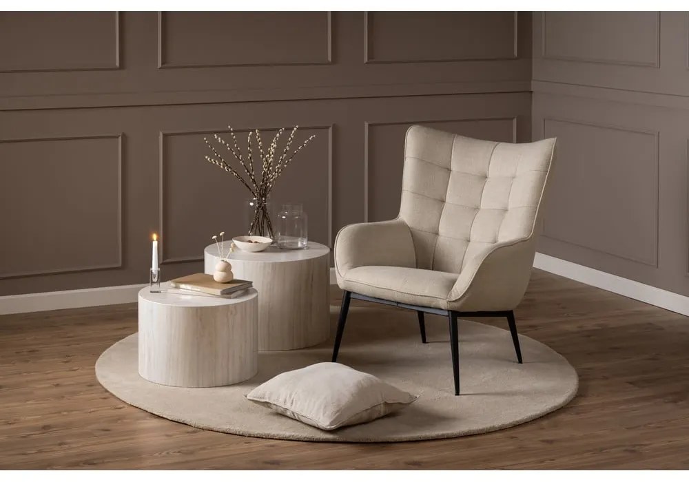 Poltrona beige Redding - Actona