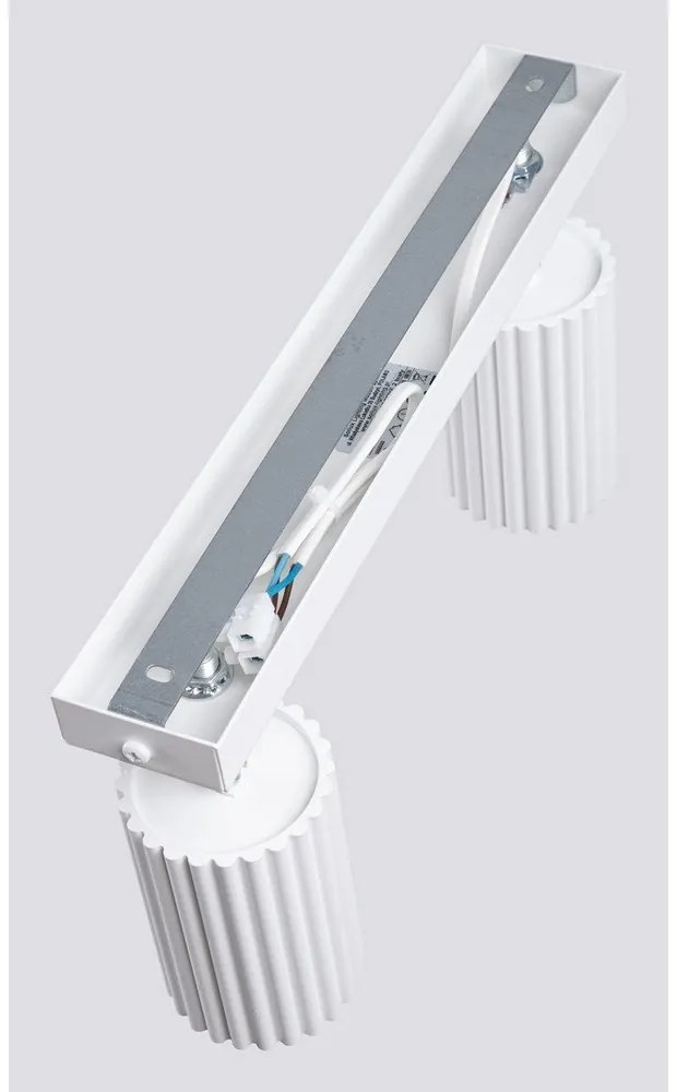 Faretto bianco 6,5x30 cm Gleam – Sollux