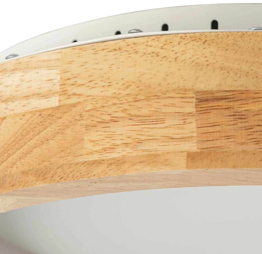 Lucande Plafoniera a LED Samvel, Ø 40 cm, legno