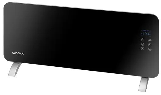 Concept KS4010 - Termoconvettore elettrico 2000W IP24 nero+telecomando