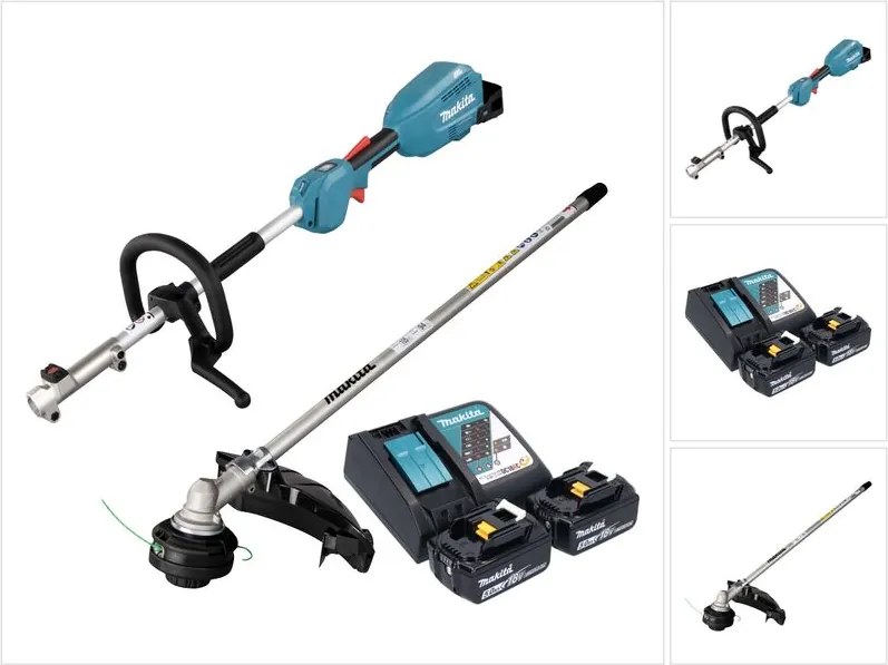 Multiutensile a batteria Makita DUX 18 RT2X1 18 V Brushless + 2 batterie da 5,0 Ah + kit di ricarica