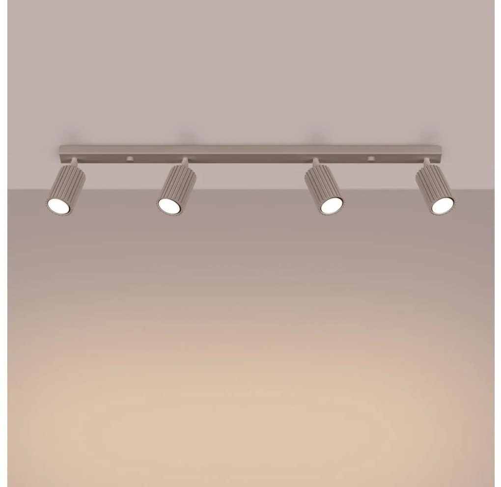 Brilagi - Faretto CRESTO 4xGU10/10W/230V taupe