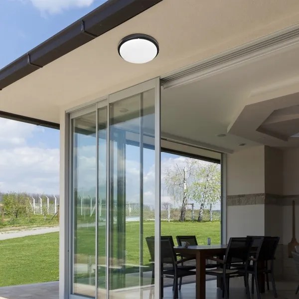 Rabalux 7407 - Lampada LED da soffitto esterna HORT LED/15W/230V IP54 nera